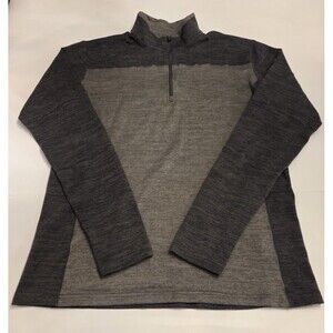 Kuhl Ryzer 1/4 Zip Pullover Mens Large Gray Performance Sweater Stretch Outdoor